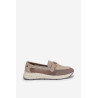 Moteriški zomšiniai mokasinai D&A TW210 smėlio spalvos | Mokasinai moterims | jai24.lt