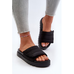 Moteriškos platforminės skaidrės Big Star NN274772 Juoda 199582