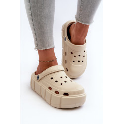 Moteriški smėlio spalvos Itubia sandalai su putplasčiu 199590