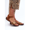 Zazoo 40027 Plokšti odiniai moteriški sandalai, variniai | Sandalai moterims | jai24.lt