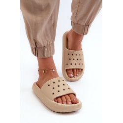 Moteriškos putplasčio skaidrės ant storo pado Lime Beula 199640