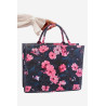 Didelis krepšys su gėlėmis Black-Pink Mooch | Rankinės internetu | jai24.lt