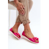 Moteriškos guminės balerinos su lanku Fuchsia Georia | Balerinos bateliai | jai24.lt