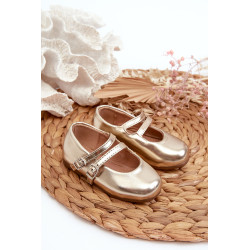 Vaikiški balerinos buteliai su auksinėmis juostelėmis Margenis 199668