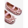 Vaikiški balerinų butai, puošti blizgučiais, juodais vereriais | Kedai vaikams | jai24.lt