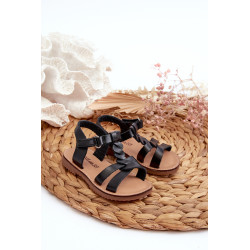 Vaikiškos basutės su lipduku Juoda Sarniema 199692