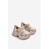 Vaikiški sportiniai sportbačiai su Velcro Beige Rulagia | Kedai vaikams | jai24.lt