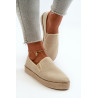 Moteriškos smėlio spalvos platforma Espadrilles Naloenma | Espadrilės | jai24.lt