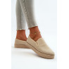 Moteriškos smėlio spalvos platforma Espadrilles Naloenma | Espadrilės | jai24.lt