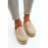Moteriškos smėlio spalvos platforma Espadrilles Naloenma | Espadrilės | jai24.lt