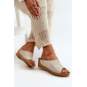 Patogūs moteriški sandalai su pleištu Inblu NG000002 Smėlio spalvos | Šlepetės | jai24.lt