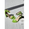 Aukštakulniai sandalai Neon Green Georgina | Sandalai moterims | jai24.lt