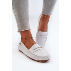 Moteriški smėlio spalvos dirbtiniai zomšiniai loafers Recereria 199794