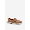Vyriški mokasinai iš dirbtinės zomšos smėlio spalvos Rivanell | Mokasinai vyrams | jai24.lt