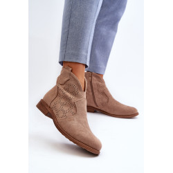 Moteriški kulkšnies batai plokščiu kulnu Camel S.Barski HY42-151 199830