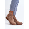 Moteriški kulkšnies batai plokščiu kulnu Camel S.Barski HY42-151 | Auliniai batai moterims | jai24.lt