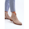 Moteriški kulkšnies batai plokščiu kulnu Camel S.Barski HY42-151 | Auliniai batai moterims | jai24.lt