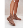 Moteriški kulkšnies batai plokščiu kulnu Camel S.Barski HY42-151 | Auliniai batai moterims | jai24.lt