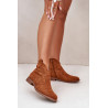 Moteriški kulkšnies batai plokščiu kulnu Camel S.Barski HY42-151 | Auliniai batai moterims | jai24.lt