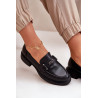 Elegantiški moteriški mokasinai, pagaminti iš natūralios odos Juoda Vinceza 91114 | Mokasinai moterims | jai24.lt