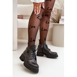 Zazoo 60483 moteriški odiniai kulkšnies batai su žemu kotu, izoliuoti juodi 199850