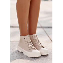 Aukšto audinio platforminiai sportbačiai Big Star LL274160 Beige 199855