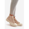 Aukšto audinio platforminiai sportbačiai Big Star LL274160 Beige | Kedai | jai24.lt