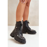 Moteriški darbiniai batai su dekoracijomis Eco Leather Black Cadenilla | Auliniai batai moterims | jai24.lt
