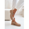 Moteriški Brogues su petnešėlėmis Beige Rialuna | Pavasariniai batai | jai24.lt