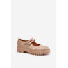 Moteriški Brogues su petnešėlėmis Beige Rialuna | Pavasariniai batai | jai24.lt