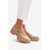 Moteriški Brogues su petnešėlėmis Beige Rialuna | Pavasariniai batai | jai24.lt
