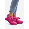 Zomšiniai moteriški sportbačiai su storais raišteliais Fuchsia Artiker 54C1461 | Kedai | jai24.lt