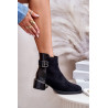 Elegantiški kulkšnies batai su izoliuotais kulnais MR880-040 juodi | Auliniai batai moterims | jai24.lt