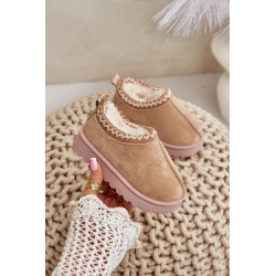 Sniego batai vaikams su platforma, izoliuoti kailiniais kupranugariais Vilabria 199944