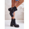 Moteriški odiniai kulkšnies batai su užtrauktuku 3435 Lewski Black | Auliniai batai moterims | jai24.lt