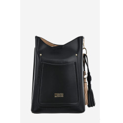 Mažas krepšys, pagamintas iš ekologiškos odos Big Star OO574139 juodas 199963