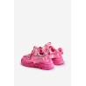 Vaikiški sportbačiai, dekoruoti blizgučiais Rožinė Liatoma | Kedai vaikams | jai24.lt
