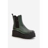 „Zazoo 60498“ moteriški auliniai batai „Chelsea“ ant platformos ir juodi | Auliniai batai moterims | jai24.lt