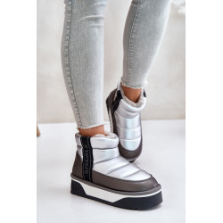 Maži sniego batai ant storo pado D.Franklin Beige DFSH371010 200016