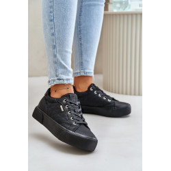 Moteriški sportbačiai su platforma, izoliuoti Big Star OO274A464 balti 200028