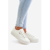 Moteriški sportbačiai su platforma, izoliuoti Big Star OO274A464 balti | Kedai | jai24.lt