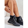 Moteriški izoliuoti kulkšnies batai su užtrauktuku Black Mevanisa | Auliniai batai moterims | jai24.lt