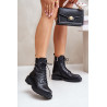 Odiniai kulkšnies batai darbininkams izoliuoti su užtrauktuku Black Elosie | Auliniai batai moterims | jai24.lt