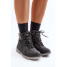 Šilti Moteriški Batai Lee Cooper Juodi LCJ-24-03-3043 | Auliniai batai moterims | jai24.lt