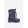 Aukšti Šilti Vaikiški Sniego Batai Su Šnurku Tamsiai Mėlyni Lee Cooper LCJ-24-44-2843K | Aulinukai vaikams | jai24.lt