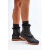 Moteriški Šildomi Sniego Batai Su Dirželiu Lee Cooper LCJ-24-44-2866 Juodi | Žieminiai batai | jai24.lt