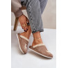 Moteriški Šlepetės Su Elniu Inblu CT000034 Beige | Šlepetės | jai24.lt