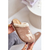 Moteriški Šlepetės Su Elniu Inblu CT000034 Beige | Šlepetės | jai24.lt