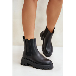 Odiniai Šiltinami Auliniai Batai Moterims Big Star OO274A386 Juodi 200136