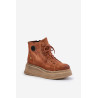 Suede Batai Masyviame Platformoje Maciejka 06309-29 Rudas | Auliniai batai moterims | jai24.lt